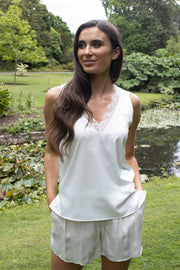 Kai V Neck Silk Look Camisole - No2moro