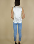 Kai V Neck Silk Look Camisole - No2moro