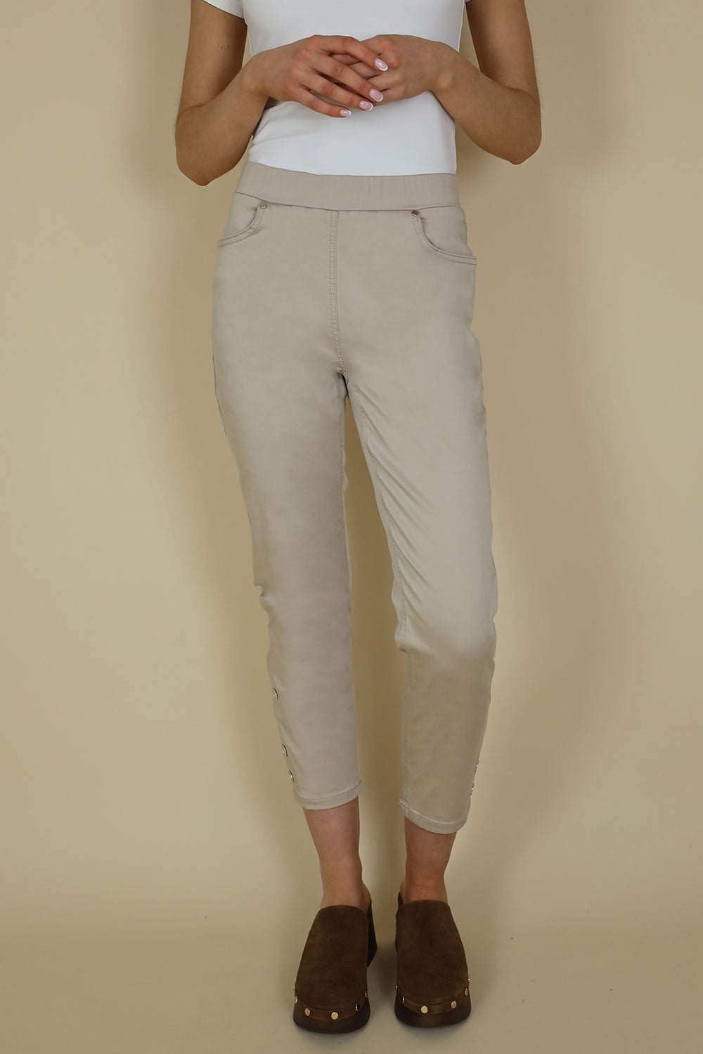 Kit Elasticated Waist Tencel Trouser - 25" Leg - No2moro
