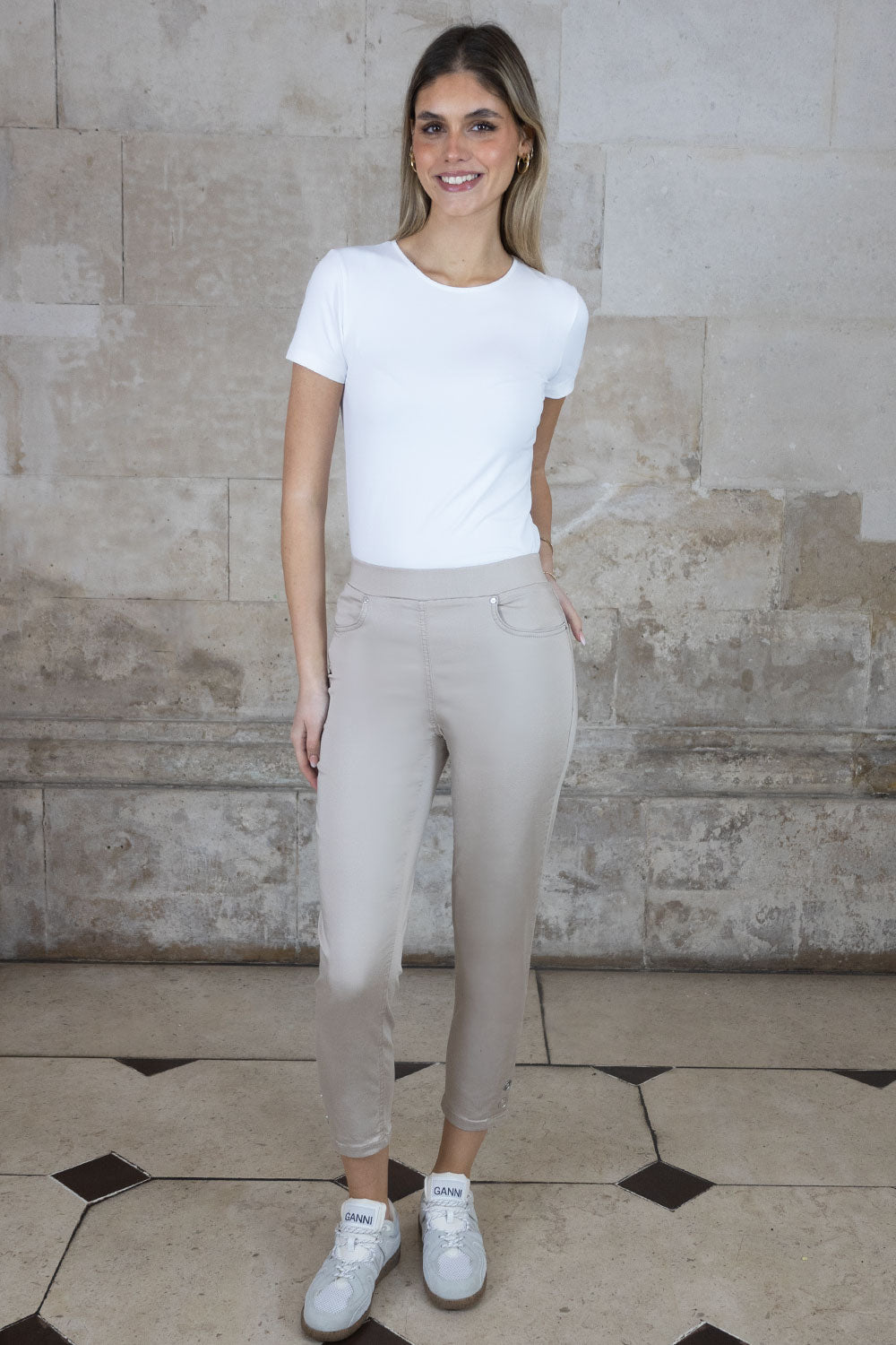 Kit Elasticated Waist Tencel Trouser - 25" Leg - No2moro