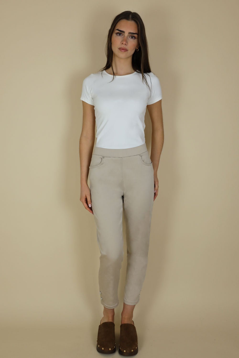 Kit Elasticated Waist Tencel Trouser - 25" Leg - No2moro