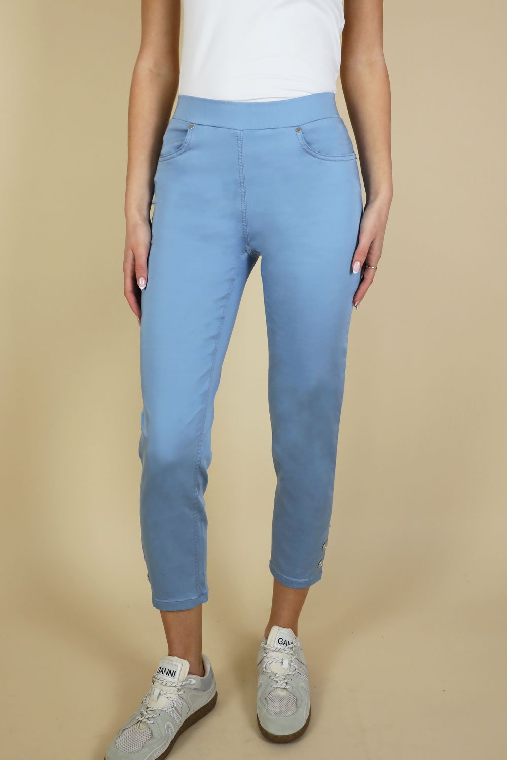 Kit Elasticated Waist Tencel Trouser - 25" Leg - No2moro