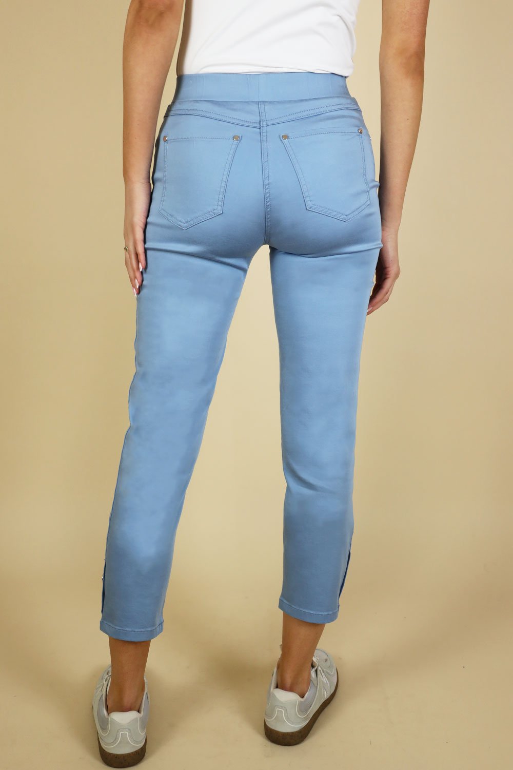 Kit Elasticated Waist Tencel Trouser - 25" Leg - No2moro