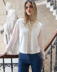 May Lurex Pointelle Cardigan - No2moro