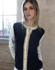 May Lurex Pointelle Cardigan - No2moro