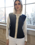 May Lurex Pointelle Cardigan - No2moro