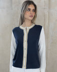 May Lurex Pointelle Cardigan - No2moro