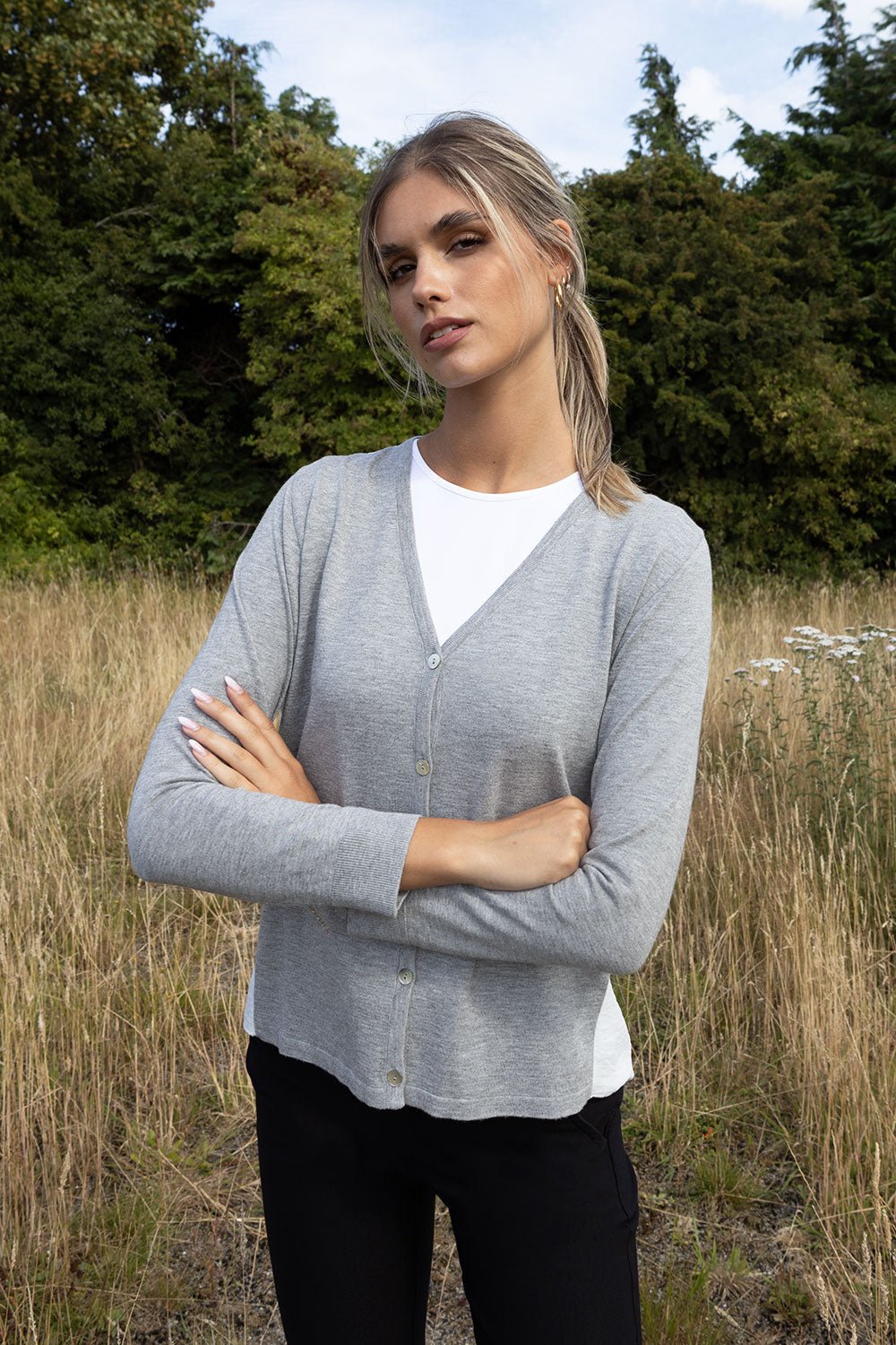 Naples Textured Back Cardigan - No2moro