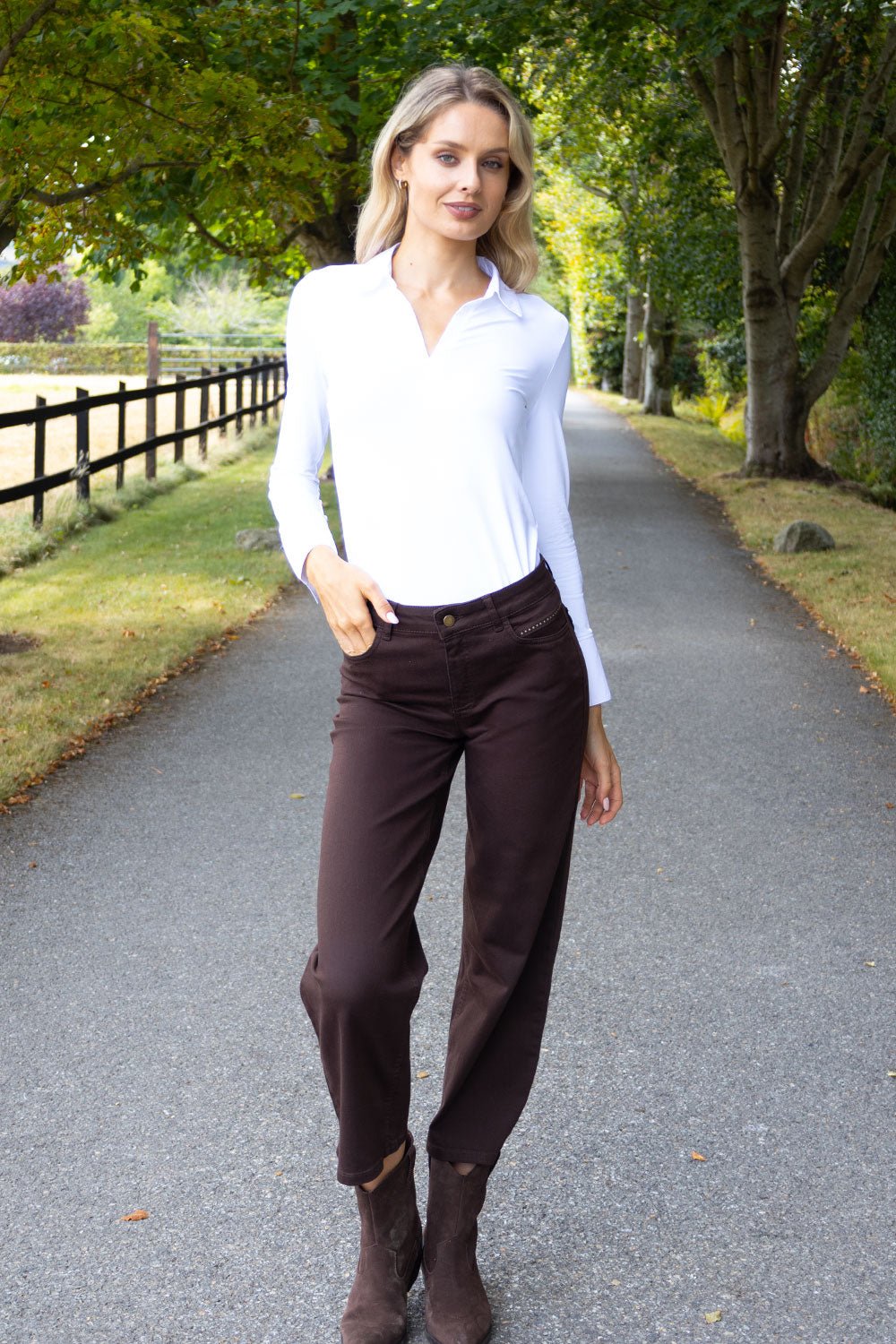 Napoli Wide Leg Denim Trouser - 27" Leg - No2moro