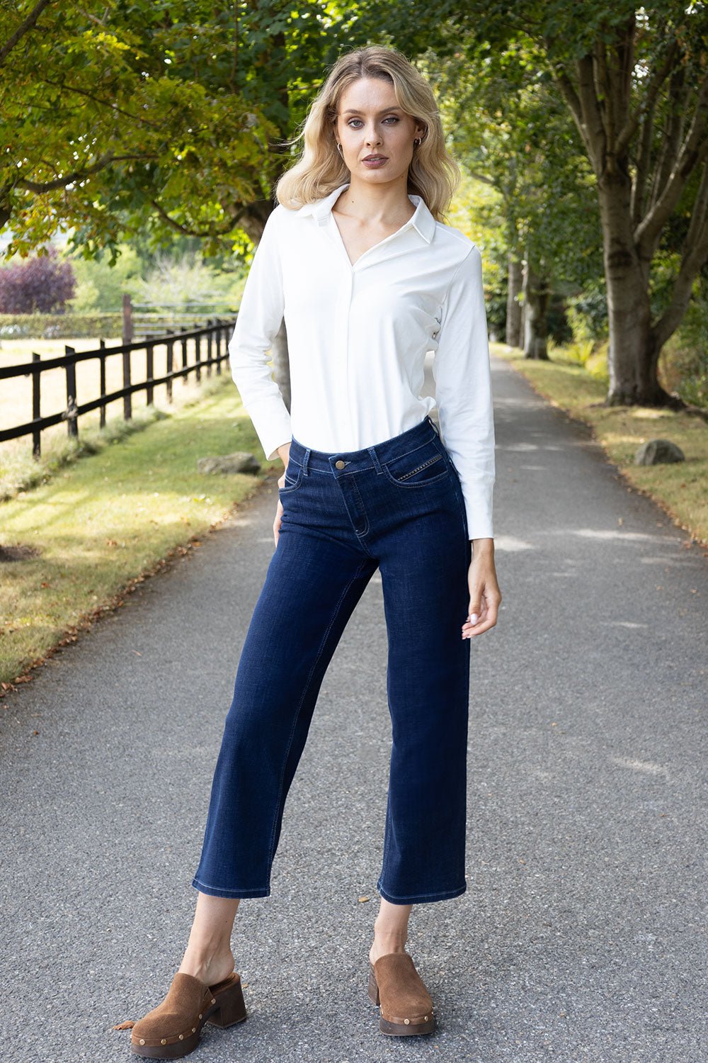 Napoli Wide Leg Denim Trouser - 27" Leg - No2moro