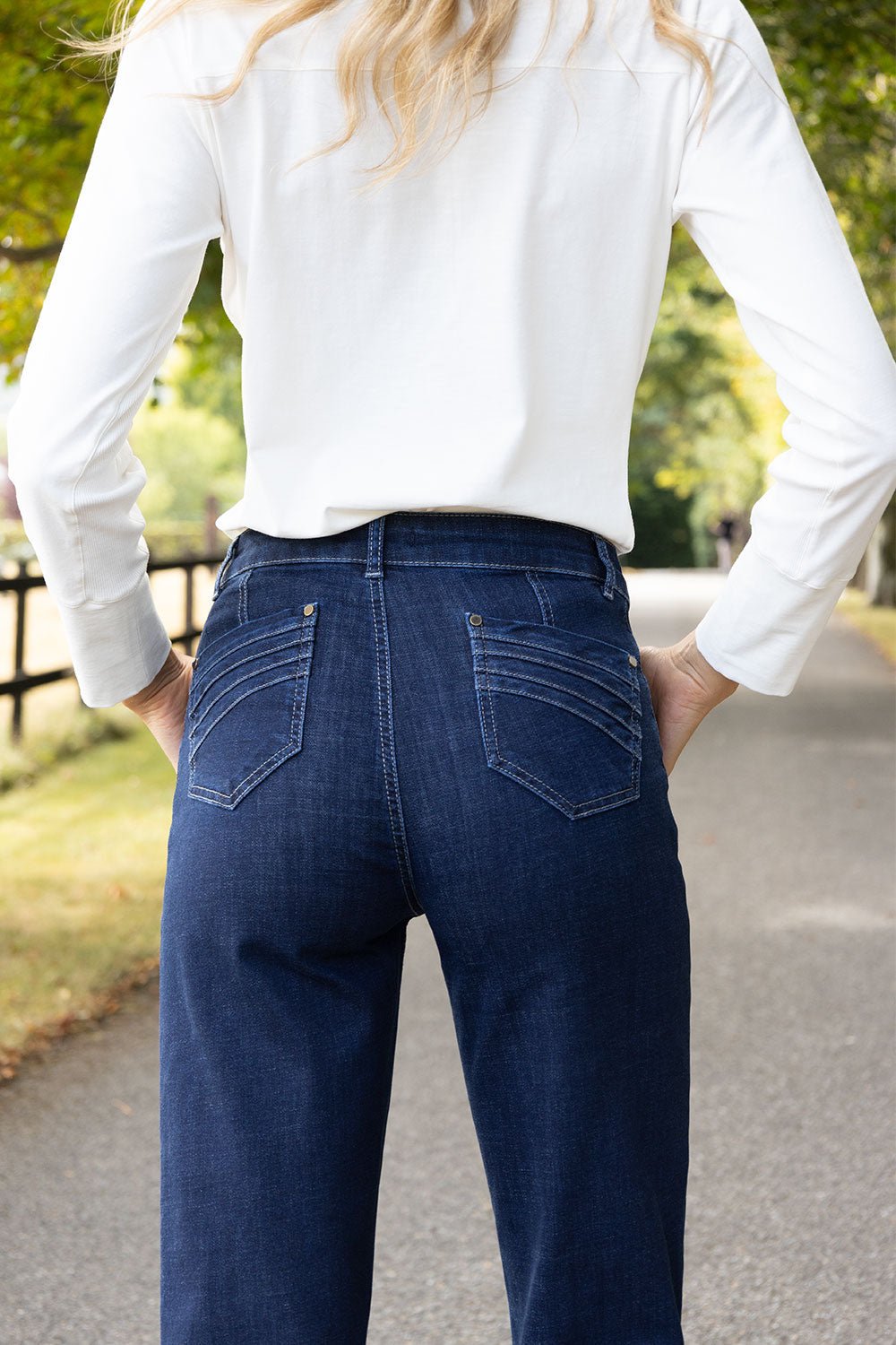 Napoli Wide Leg Denim Trouser - 27" Leg - No2moro