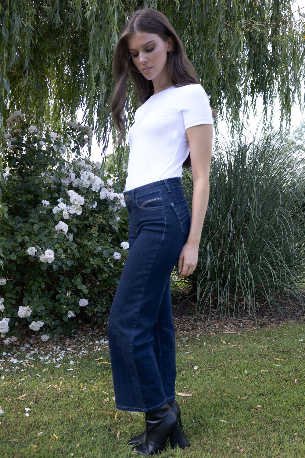 Napoli Wide Leg Denim Trouser - 27" Leg - No2moro