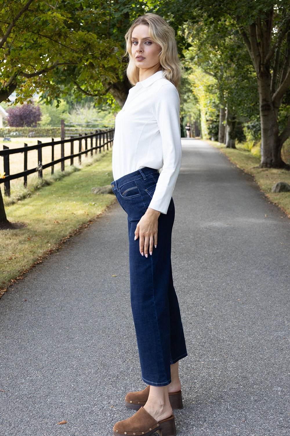 Napoli Wide Leg Denim Trouser - 27" Leg - No2moro