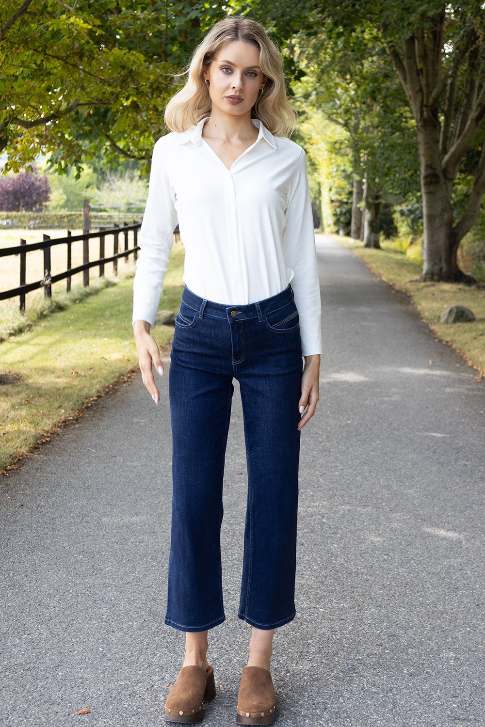 Napoli Wide Leg Denim Trouser - 27" Leg - No2moro