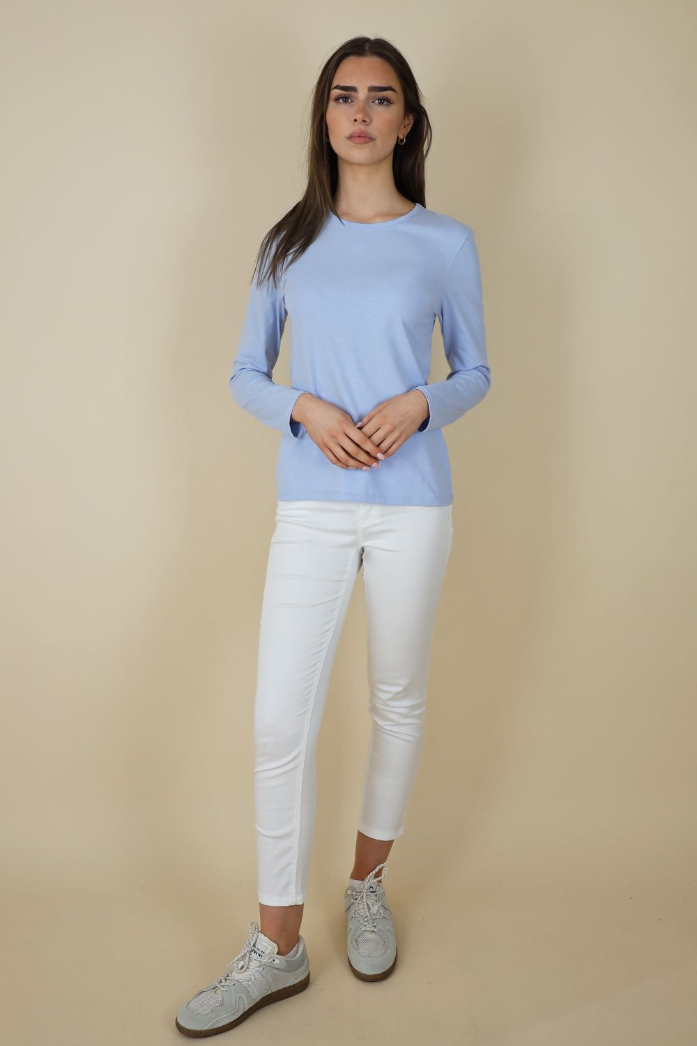 Paris Long Sleeve Cotton Tee - No2moro