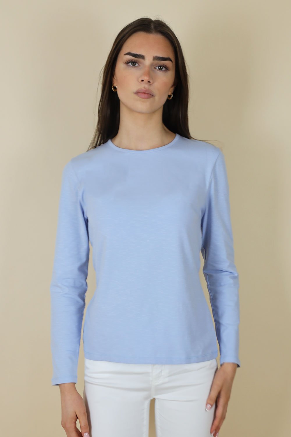 Paris Long Sleeve Cotton Tee - No2moro