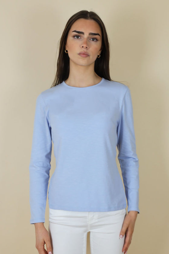 Paris Long Sleeve Cotton Tee - No2moro
