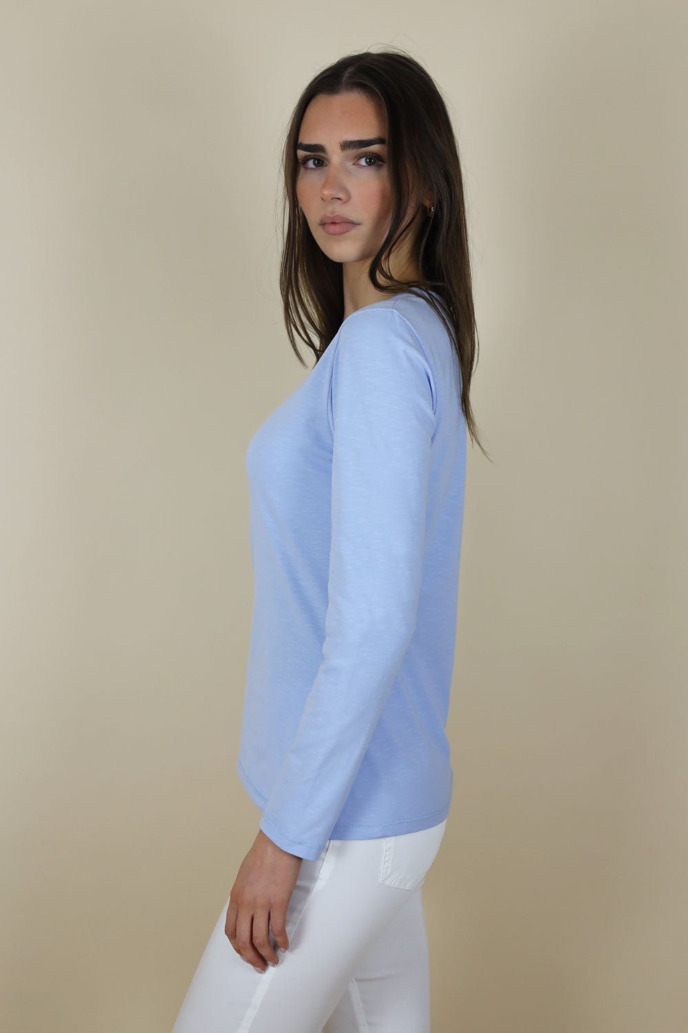 Paris Long Sleeve Cotton Tee - No2moro