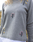 Pisa Embroidered Floral Knit - No2moro