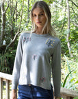 Pisa Embroidered Floral Knit - No2moro