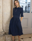 Sadie Cheesecloth Puff Sleeve Dress - No2moro