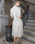 Sadie Cheesecloth Puff Sleeve Dress - No2moro