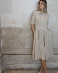 Sadie Cheesecloth Puff Sleeve Dress - No2moro