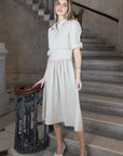 Sadie Cheesecloth Puff Sleeve Dress - No2moro