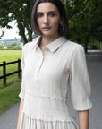 Sadie Cheesecloth Puff Sleeve Dress - No2moro