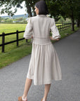 Sadie Cheesecloth Puff Sleeve Dress - No2moro