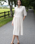 Sadie Cheesecloth Puff Sleeve Dress - No2moro