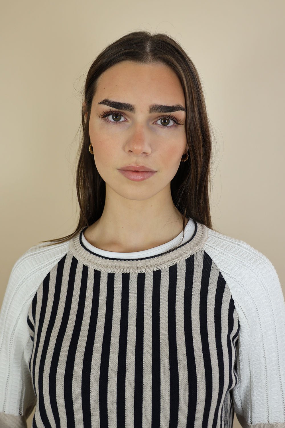 Senna Raglan Mixed Media Knit - No2moro