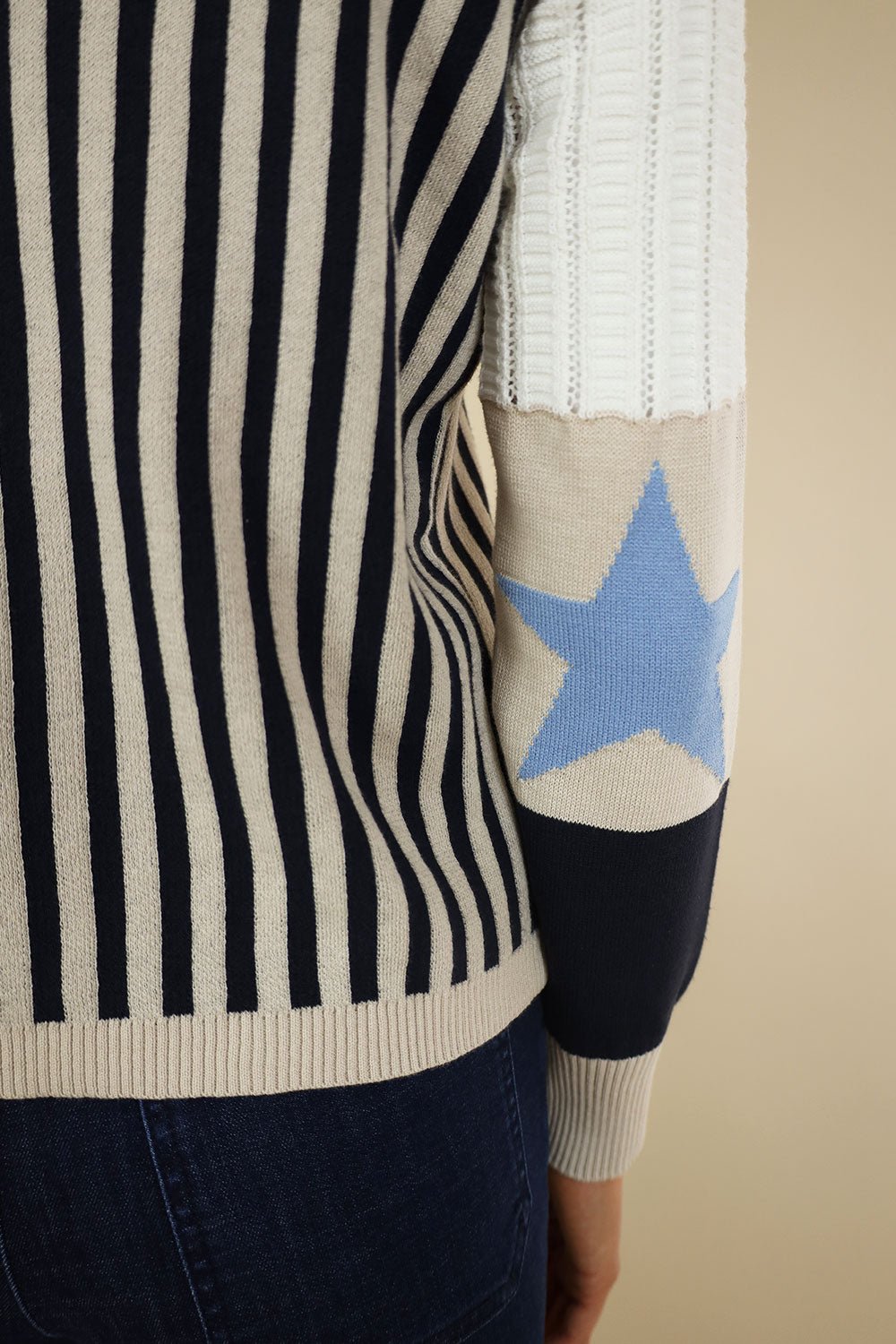 Senna Raglan Mixed Media Knit - No2moro