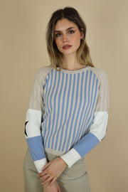 Senna Raglan Mixed Media Knit - No2moro
