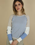 Senna Raglan Mixed Media Knit - No2moro