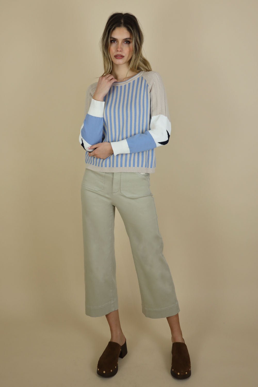 Senna Raglan Mixed Media Knit - No2moro