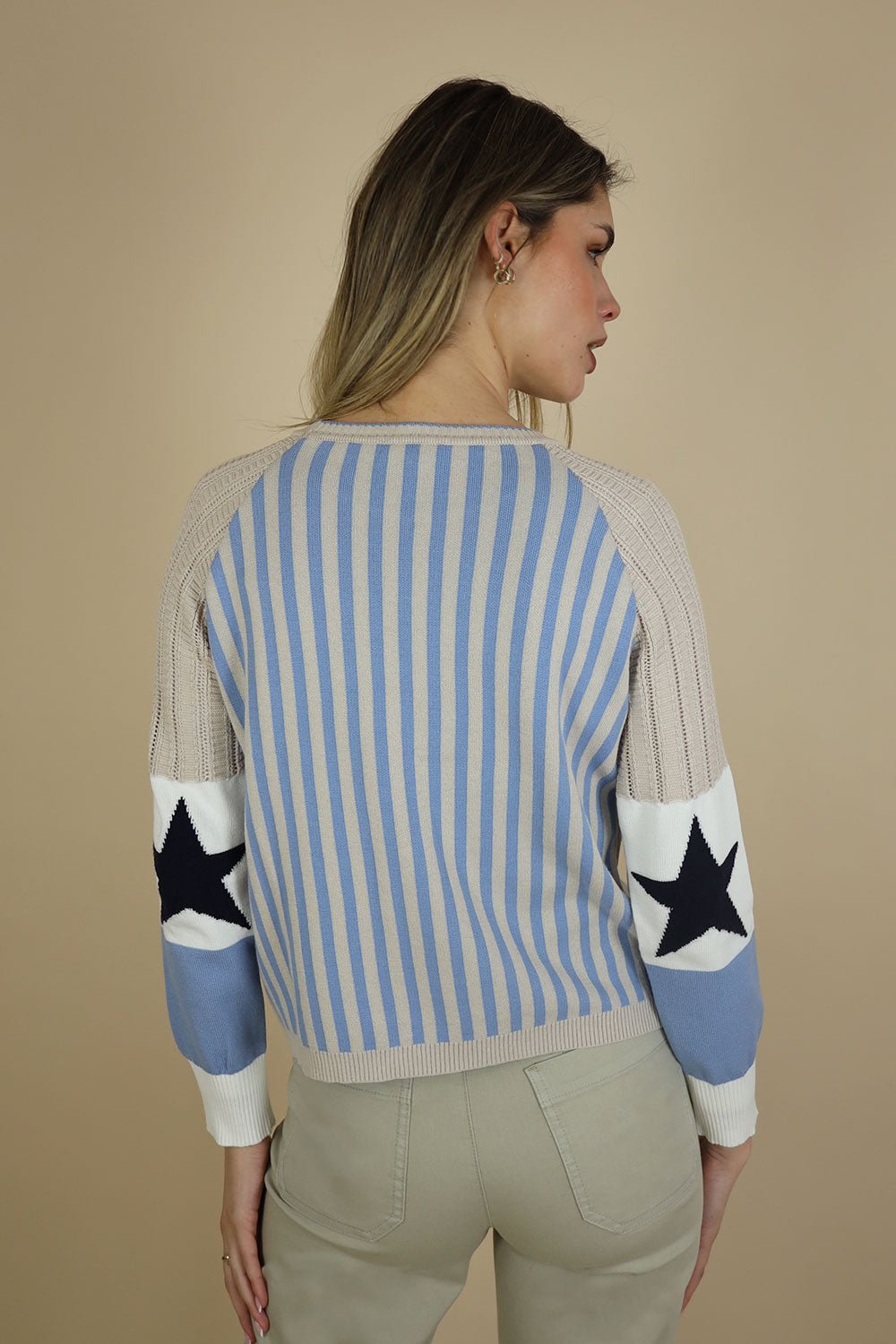 Senna Raglan Mixed Media Knit - No2moro