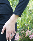 Seville Modal Frill Neck Long Sleeve Tee - No2moro