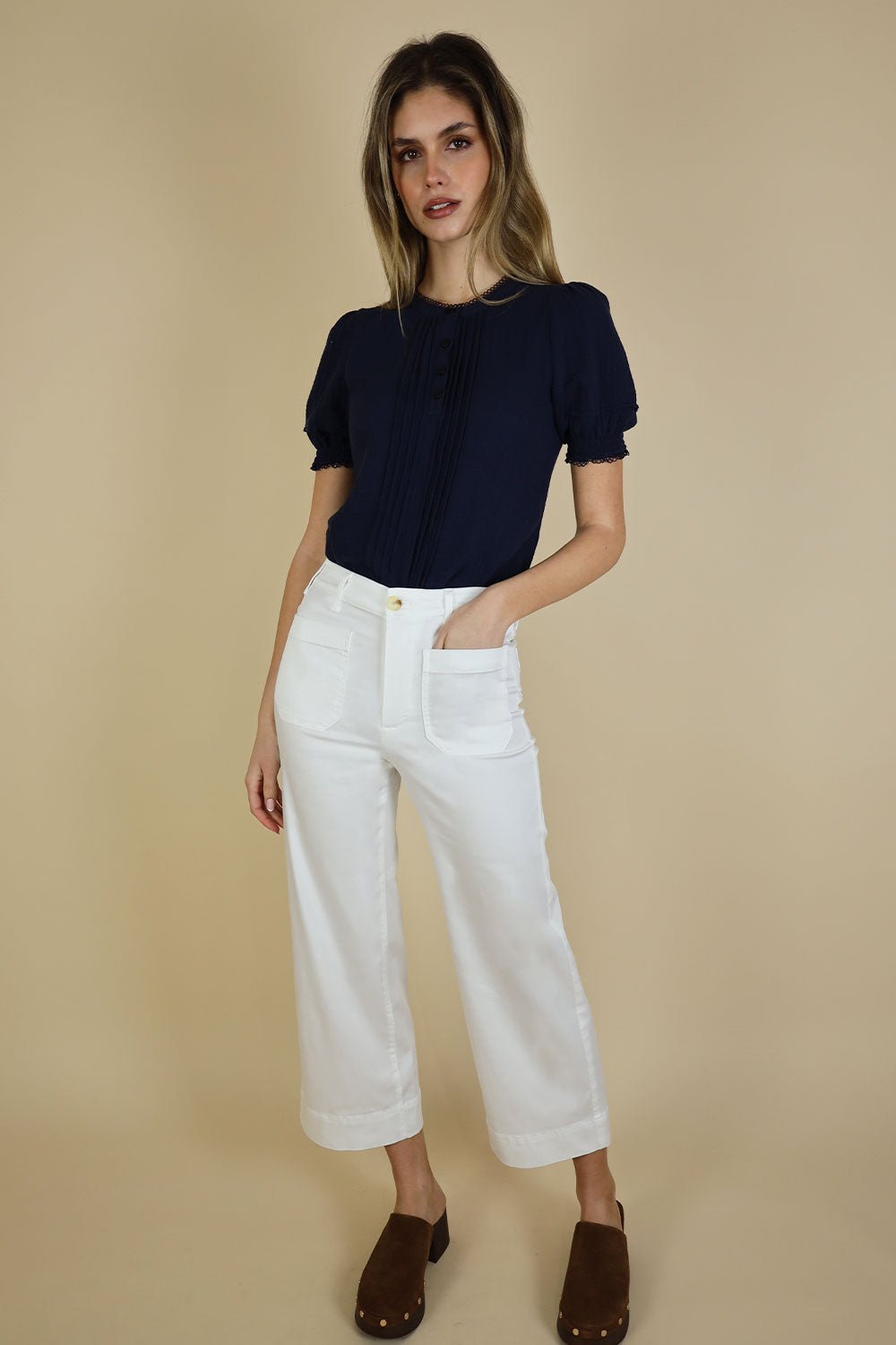 Terri Wide Leg Tencel Trouser – 26" Leg - No2moro