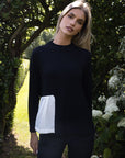 Venice High Neck Contrast Knit - No2moro