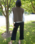 Zeus Wool Mix High Neck Gilet - No2moro