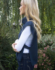 Zeus Wool Mix High Neck Gilet - No2moro