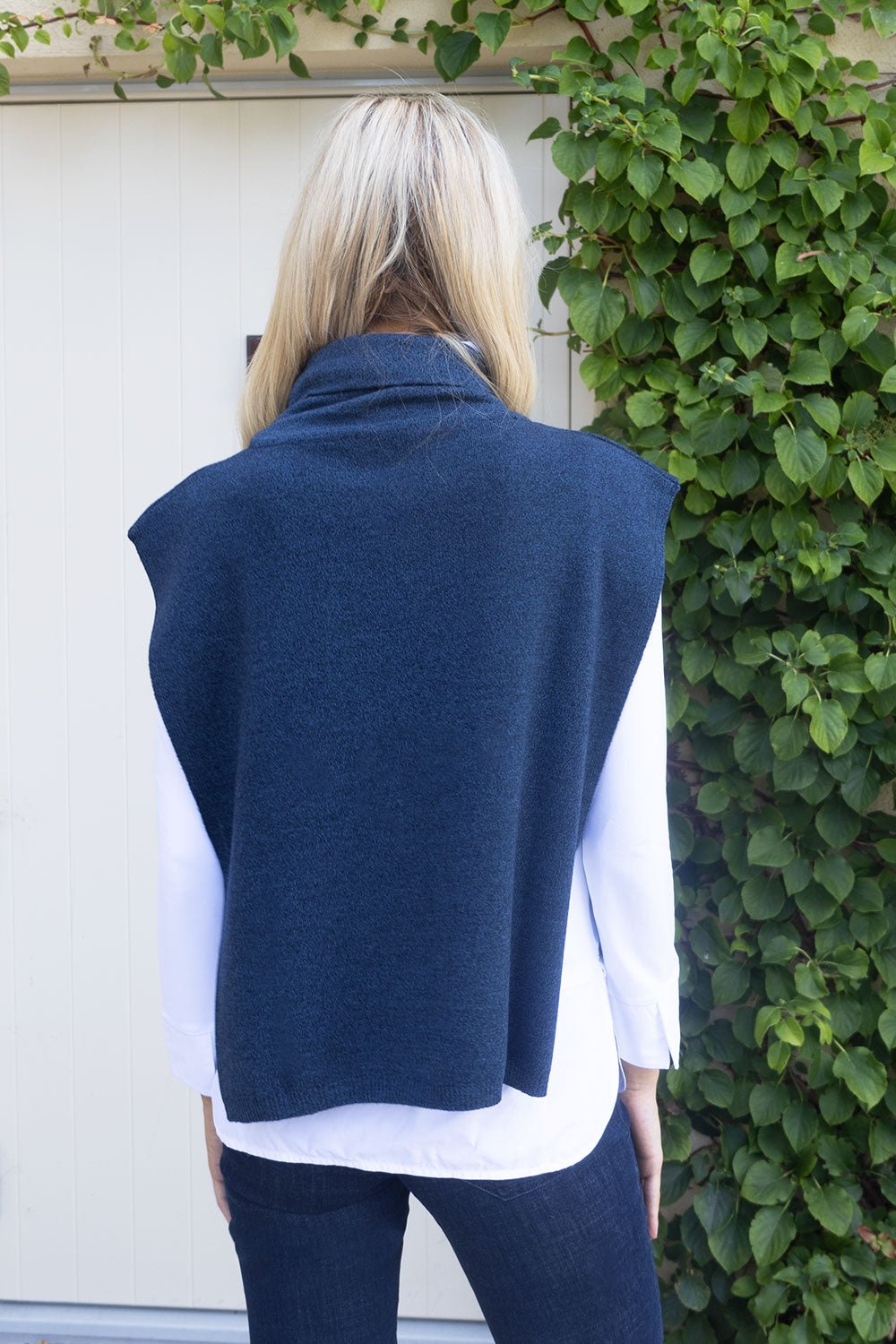 Zeus Wool Mix High Neck Gilet - No2moro