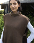 Zeus Wool Mix High Neck Gilet - No2moro