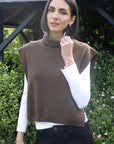 Zeus Wool Mix High Neck Gilet - No2moro