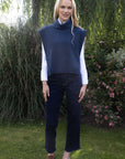 Zeus Wool Mix High Neck Gilet - No2moro