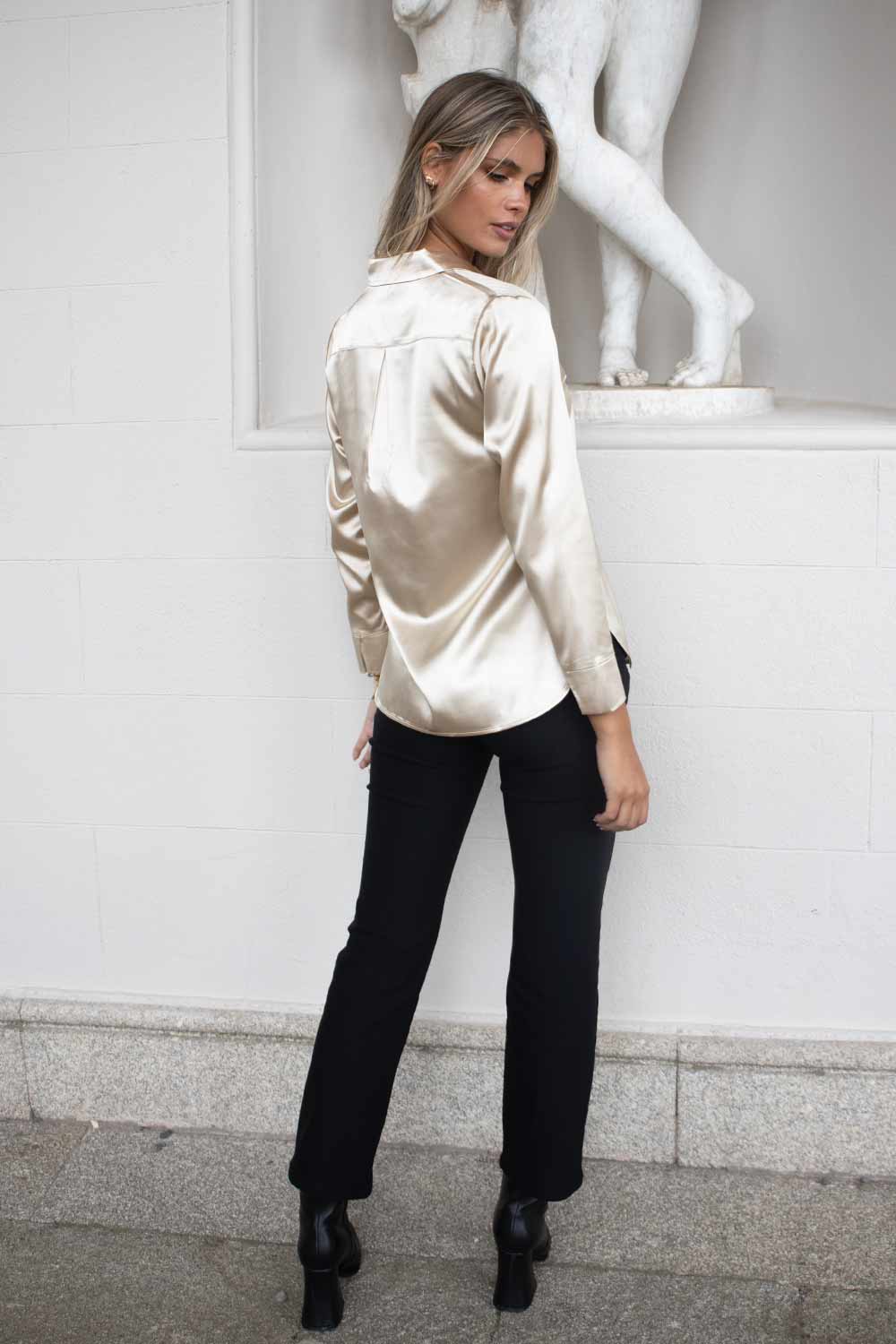 Joy Silk Look Shirt - No2moro