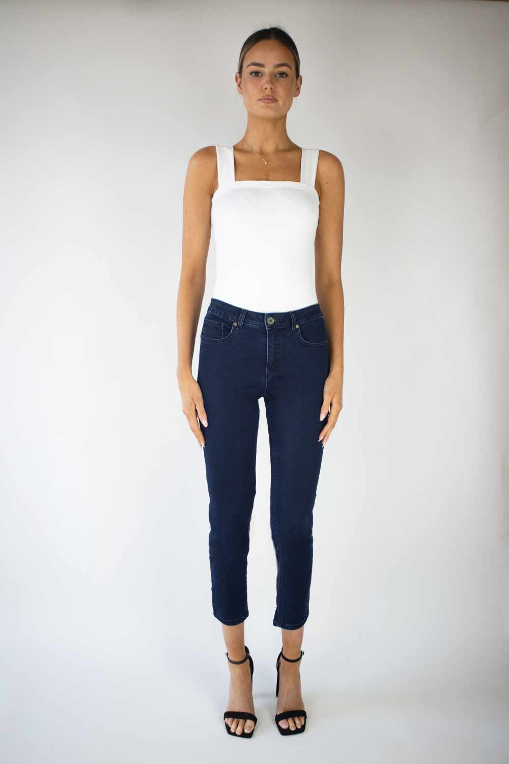 Juliet 3/4 Denim Jean - 25&quot; Leg - No2moro