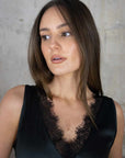 Kai V Neck Silk Look Camisole - No2moro