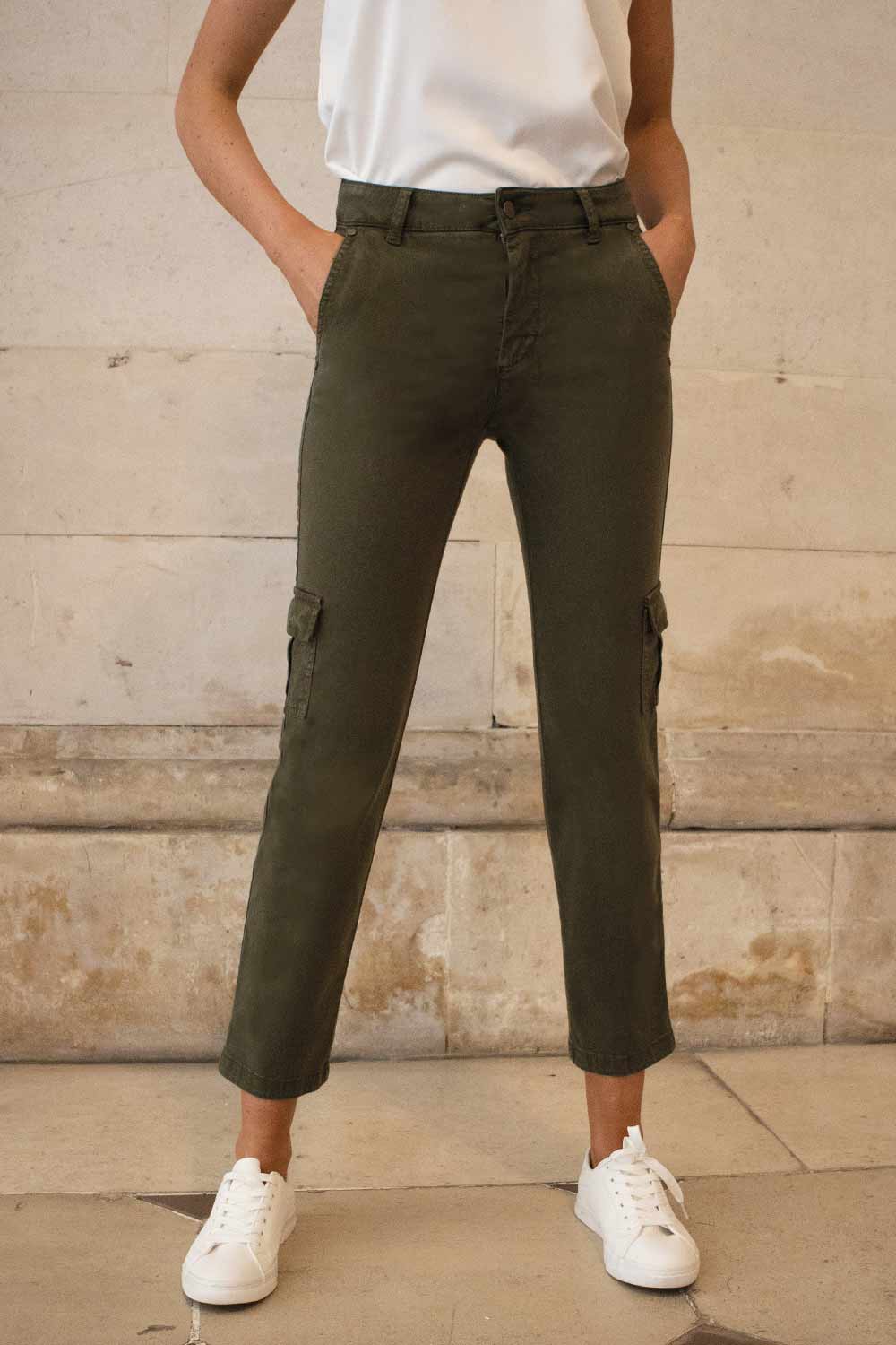 Maisie Cargo Tencel Trouser - 27&quot; Leg - No2moro